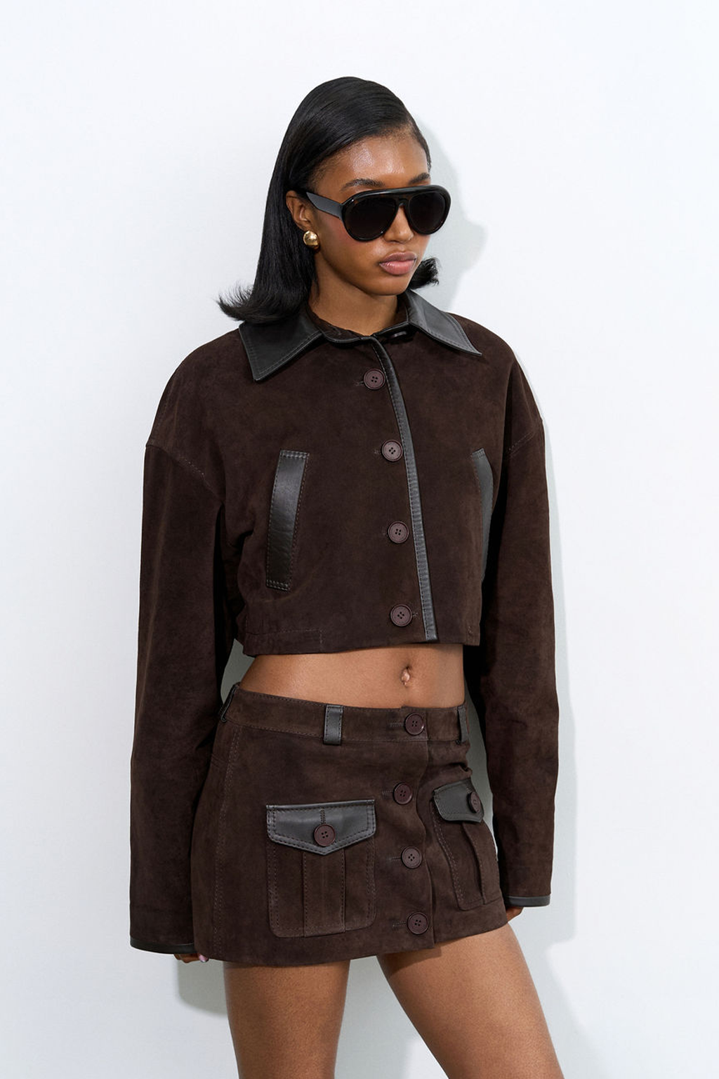 Suede Skirt