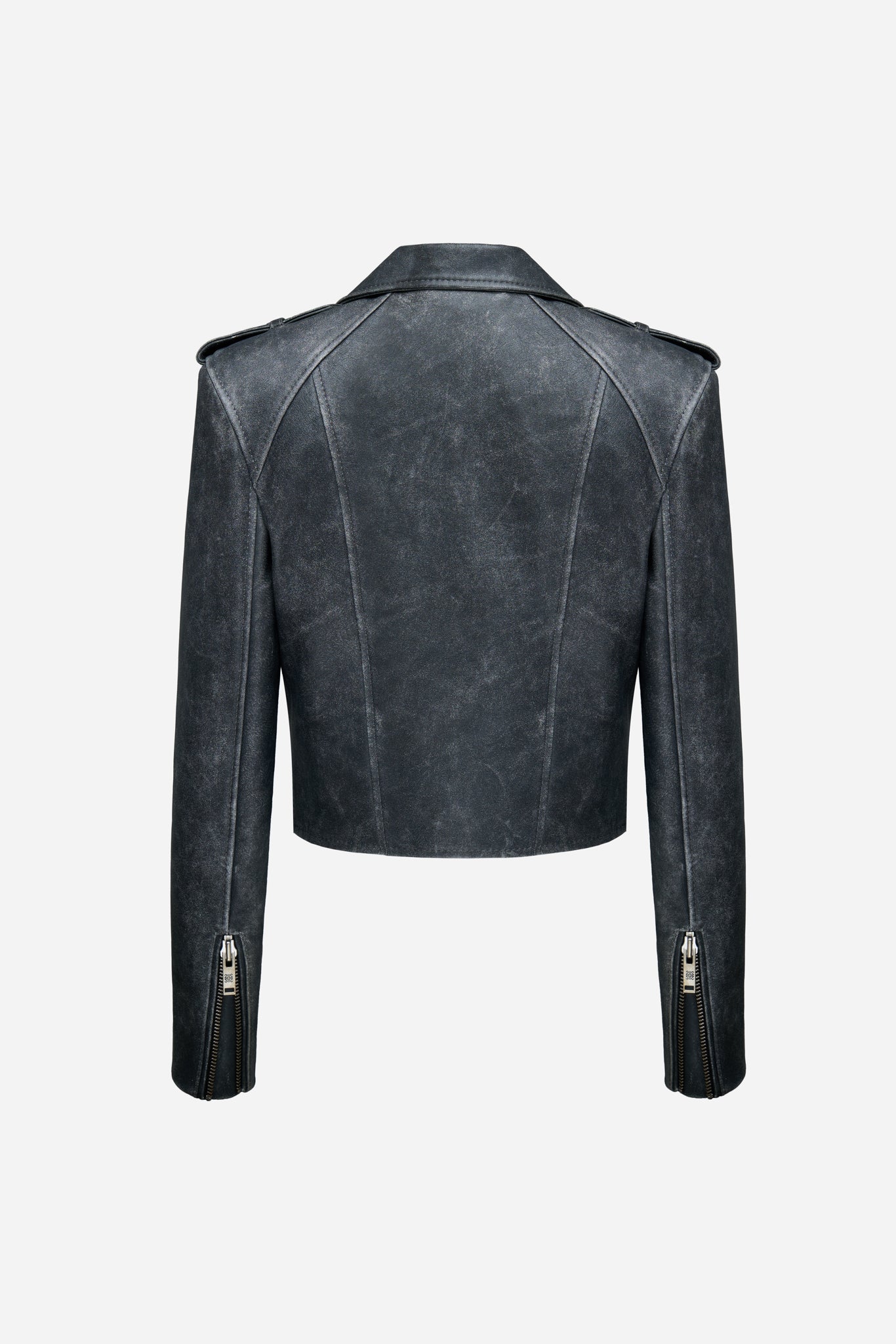 Gray Cropped Jacket