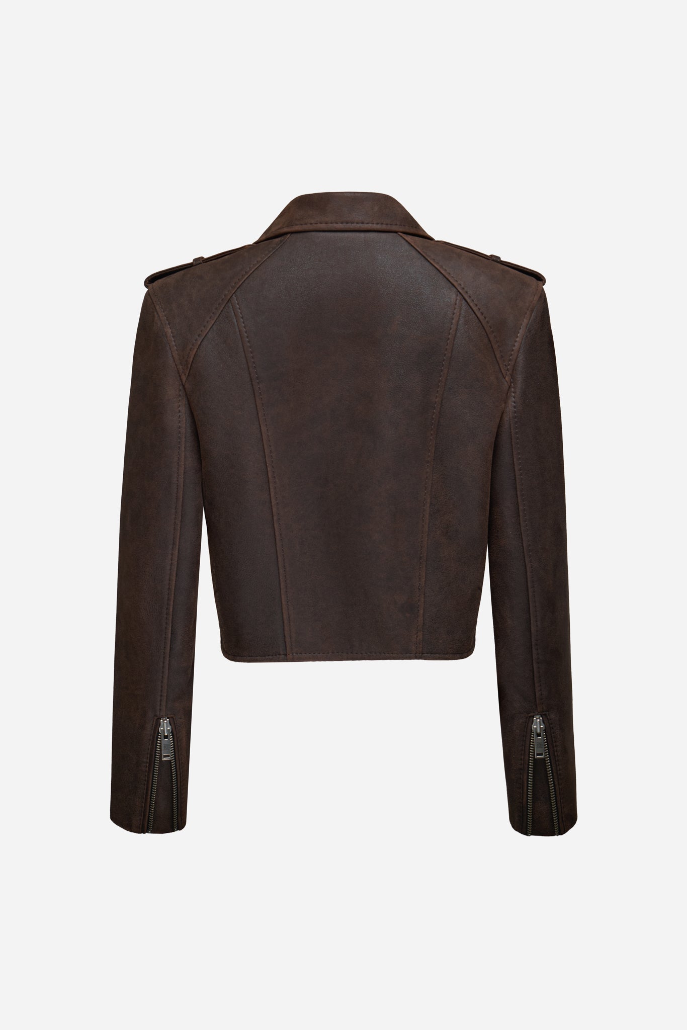 Brown Cropped Jacket