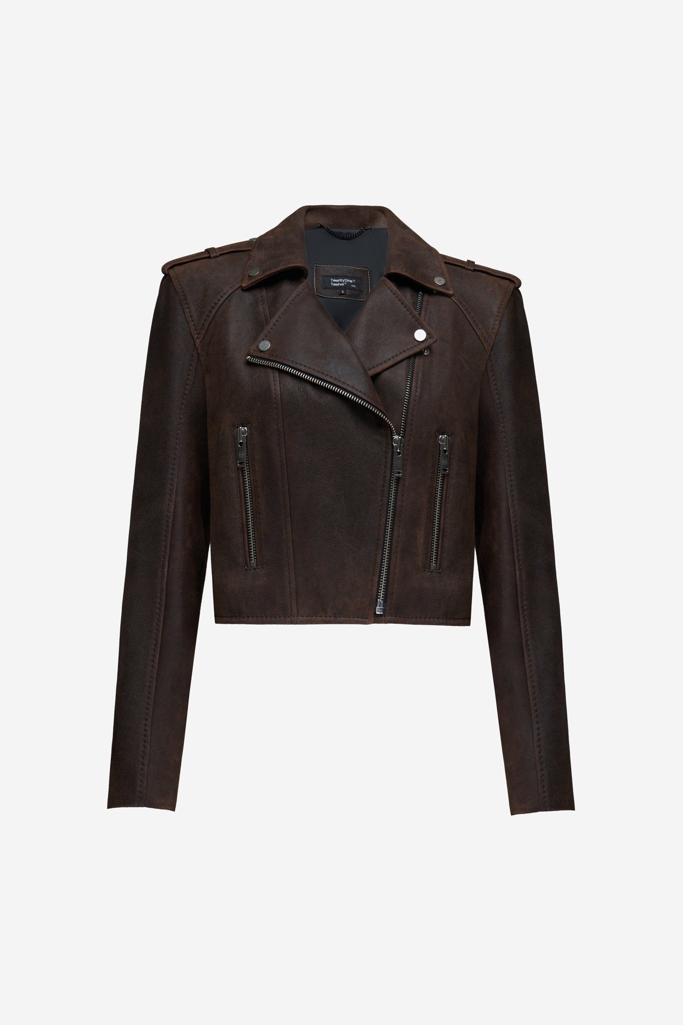 Brown Cropped Jacket