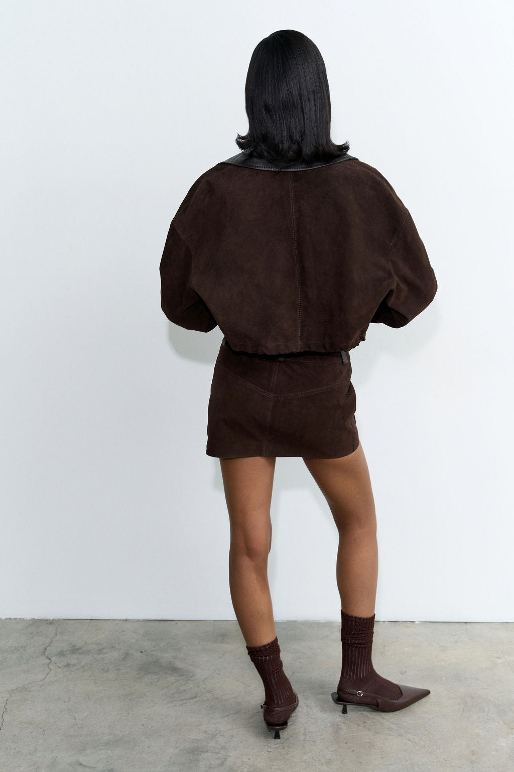 Suede Skirt